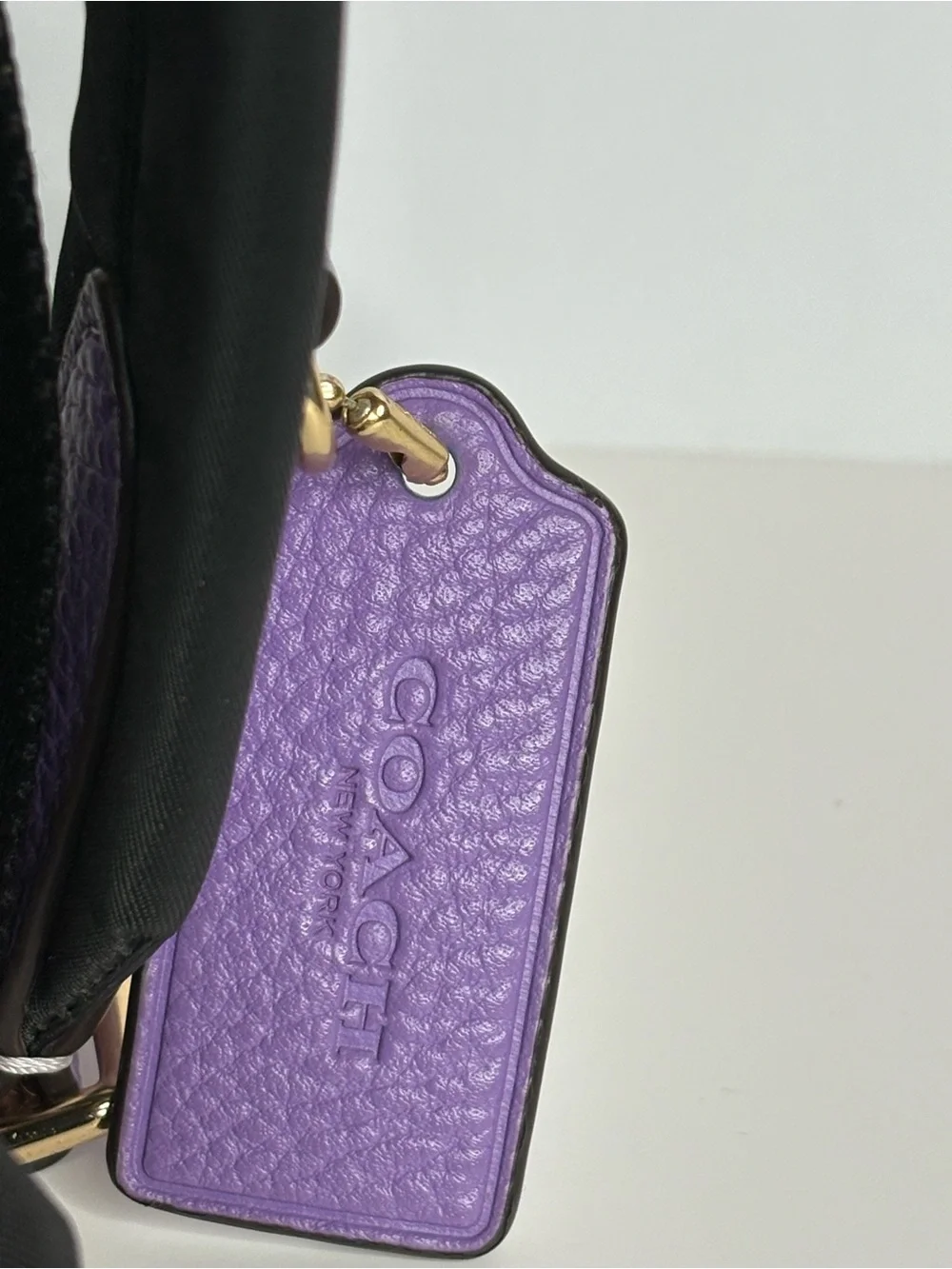 Coach Court Backpack CZ176 Signature Canvas Lavender Leather Bookbag